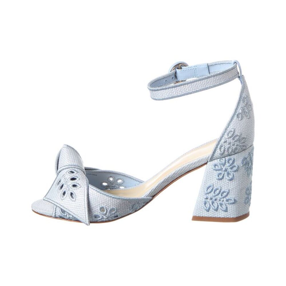 Alexandre Birman Maxi Clarity 65 Leather Sandal, Blue - Picture 2 of 5